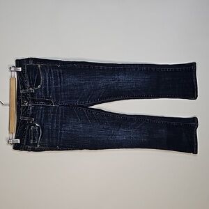 American Eagle dark wash size 6 skinny kick stretch jeans